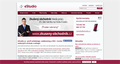 Desktop Screenshot of estudio.cz